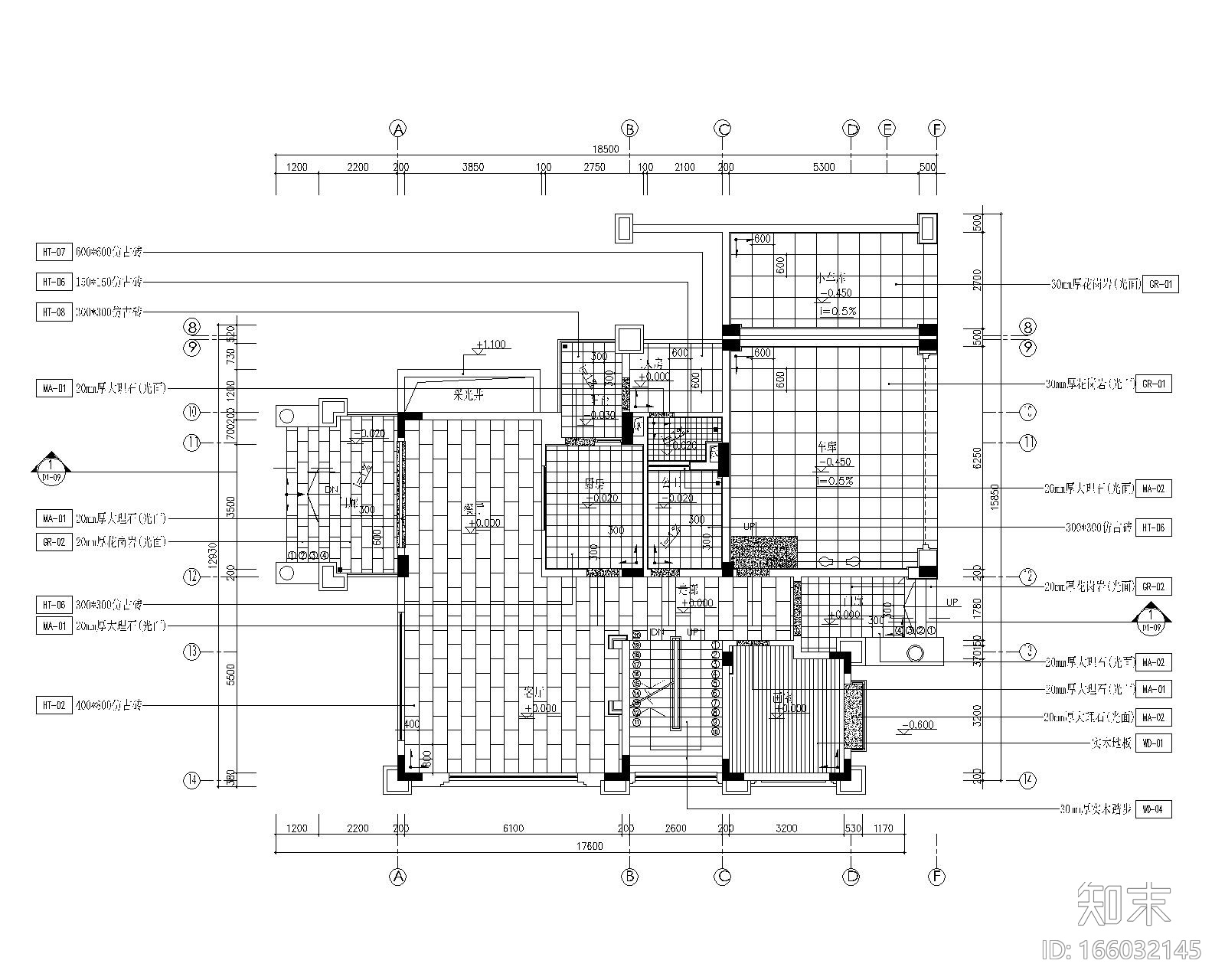 ​广州番禺某东南亚风格别墅样板房施工图cad施工图下载【ID:166032145】