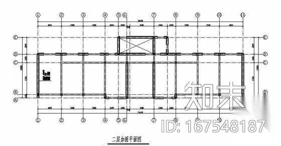 三层砖混教学楼加固结构施工图（7度设防）cad施工图下载【ID:167548187】