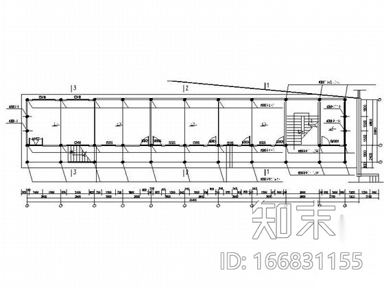 [仿古建]某二层服务用房建筑扩初图施工图下载【ID:166831155】