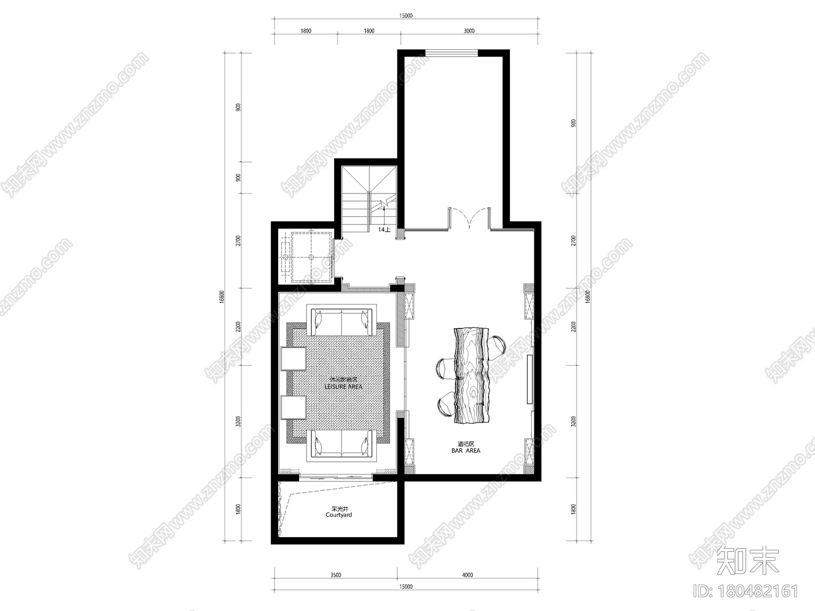 [苏州]鲁能286㎡三层叠墅样板间​装修图纸施工图下载【ID:180482161】