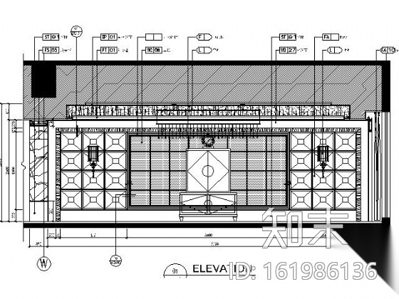 五星假日酒店总统套房施工图（含效果）cad施工图下载【ID:161986136】