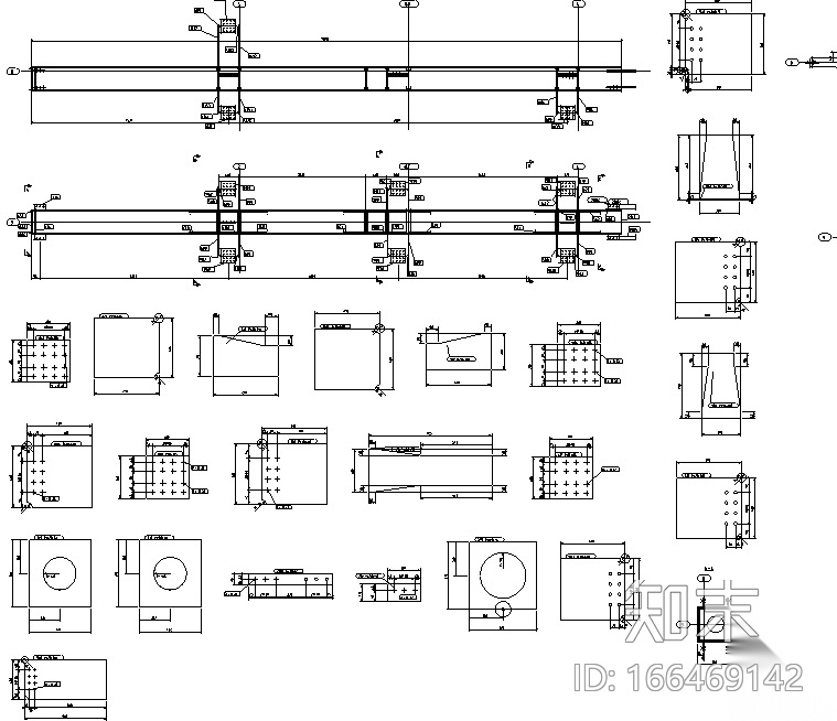 86个钢柱节点构造详图施工图下载【ID:166469142】