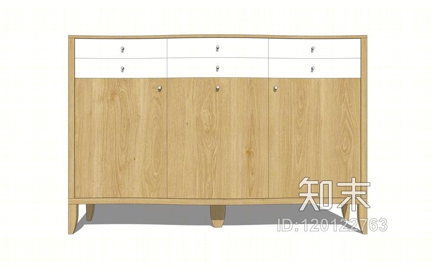 边柜SU模型下载【ID:120122763】