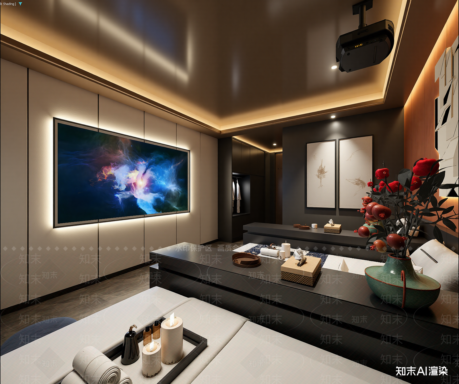 民宿客房3D模型精品下载_3dmax模型_知末网