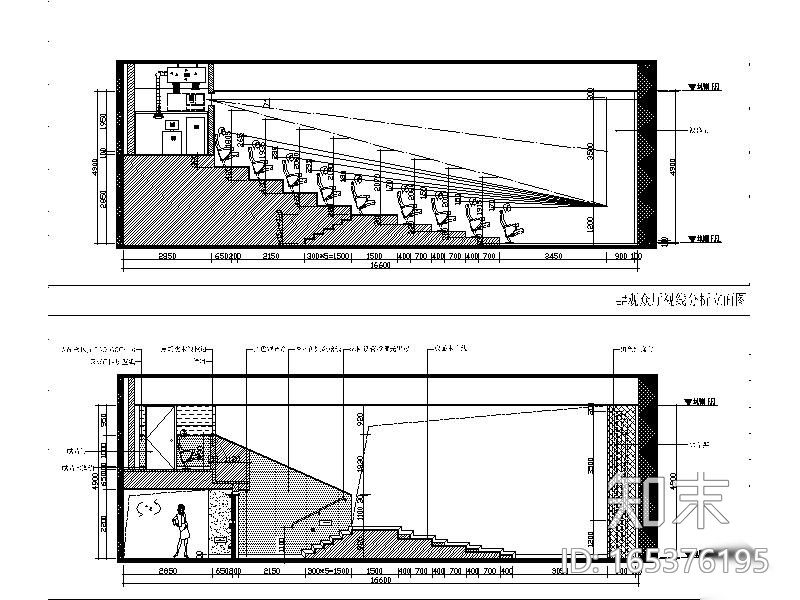 [深圳]影院设计施工图cad施工图下载【ID:165376195】