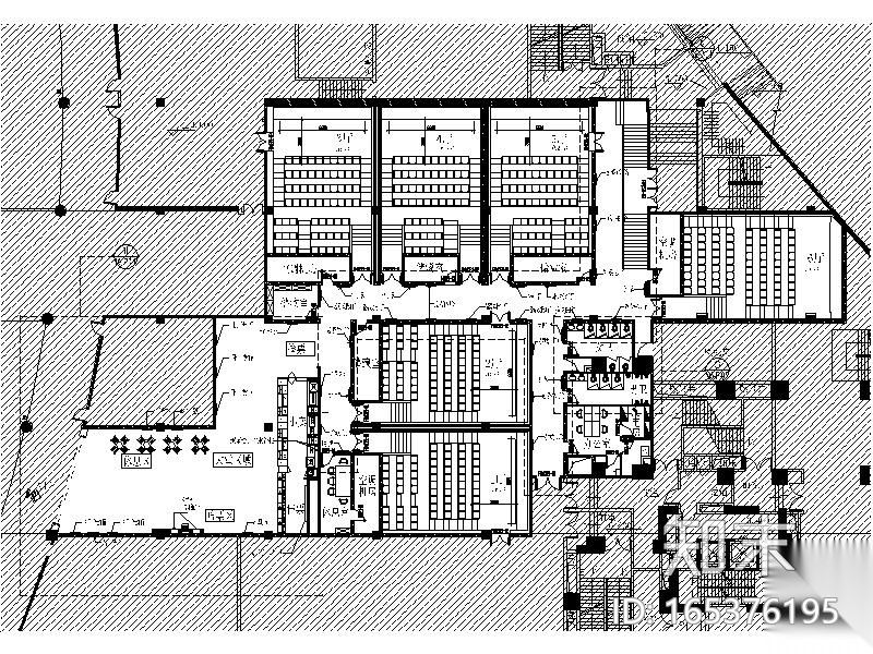 [深圳]影院设计施工图cad施工图下载【ID:165376195】