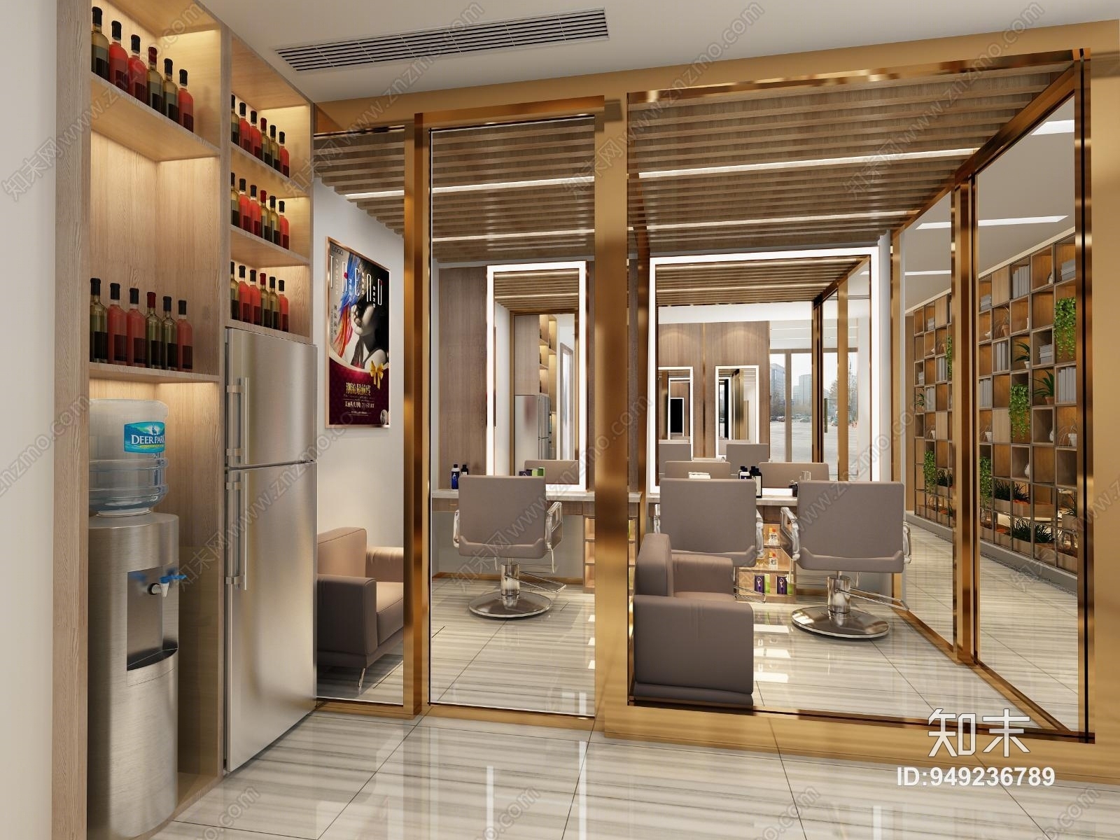 现代理发店3D模型下载【ID:949236789】