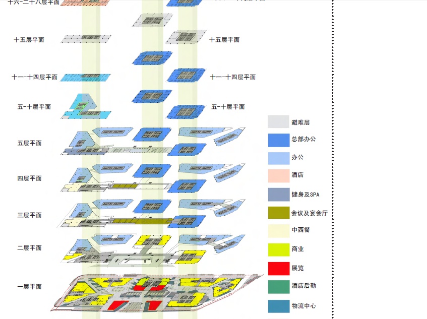 [广东]福田科技广场商业建筑规划设计方案文本cad施工图下载【ID:168100196】