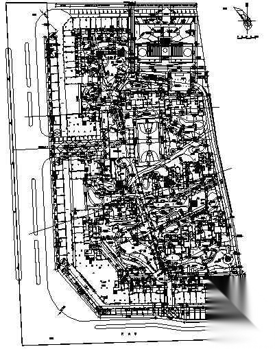 湖南某小区景观规划施工图cad施工图下载【ID:161107164】