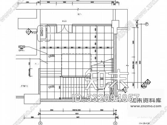 施工图东莞办公大厦LT6楼梯间室内装修图cad施工图下载【ID:532094857】