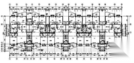 名城小区某十六层建筑施工图cad施工图下载【ID:149846174】