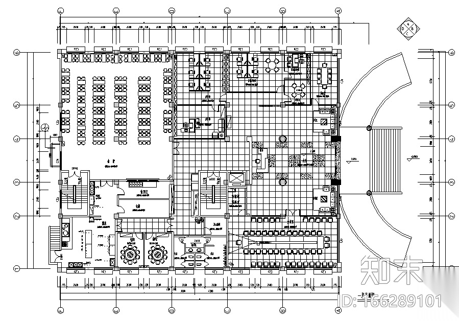 [浙江]可人集团办公大楼设计施工图（附效果图）cad施工图下载【ID:166289101】