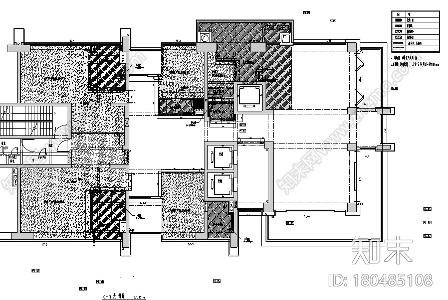 [广东]前海中心样板房设计施工图施工图下载【ID:180485108】