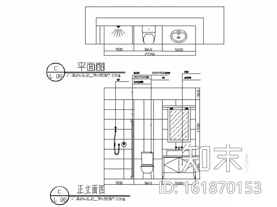 现代风格三居室样板间室内装修图cad施工图下载【ID:161870153】