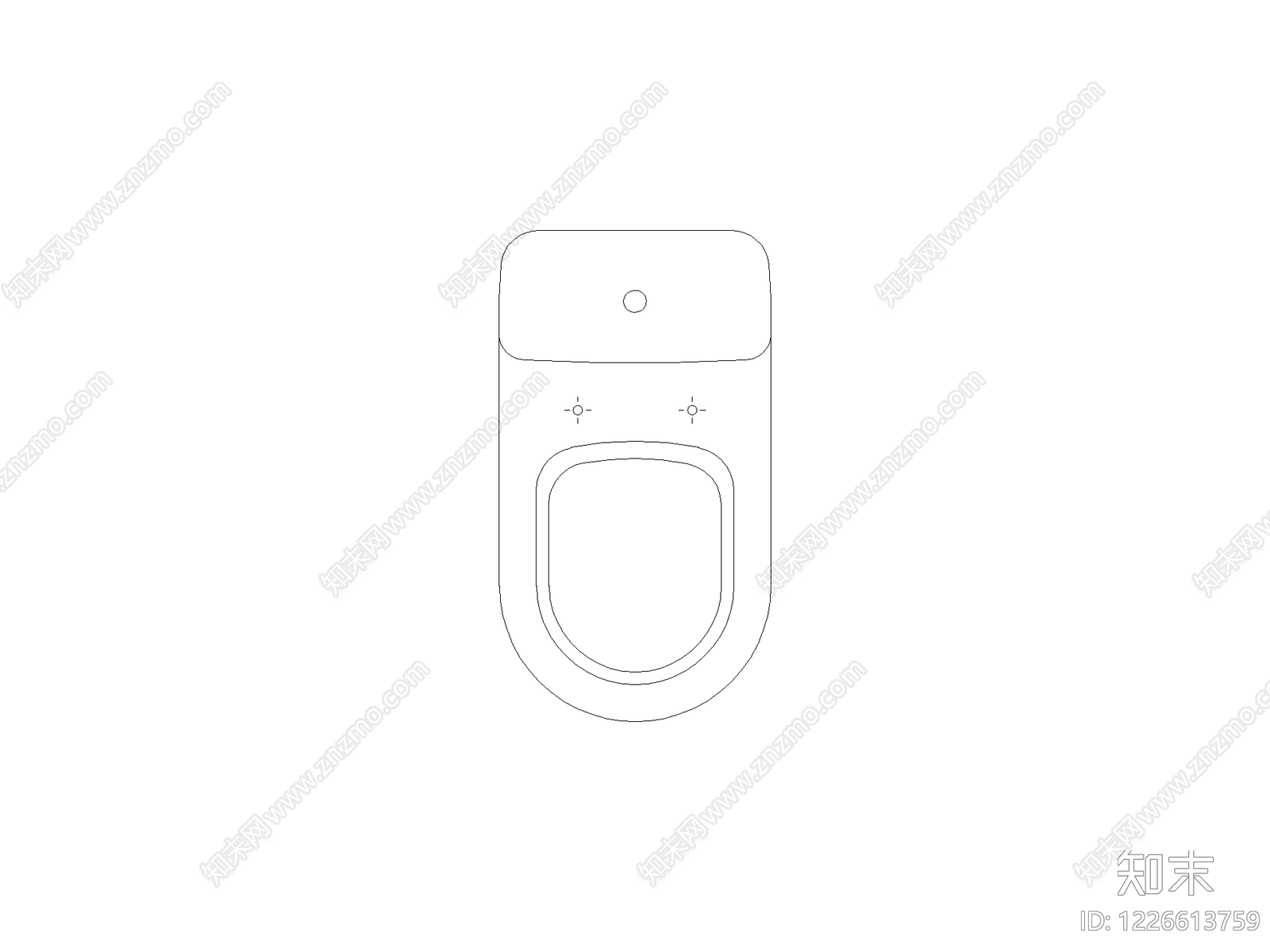 卫浴洗手盆马桶图块cad施工图下载【ID:1226613759】