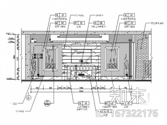 [广东]海珠区某写字楼大厦样板间施工图（含效果）cad施工图下载【ID:167322176】