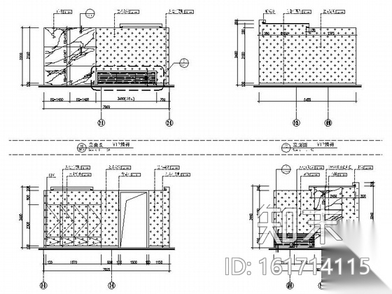 [南昌]中央商务区现代化新型城市多功能商场室内装修cad施工图下载【ID:161714115】