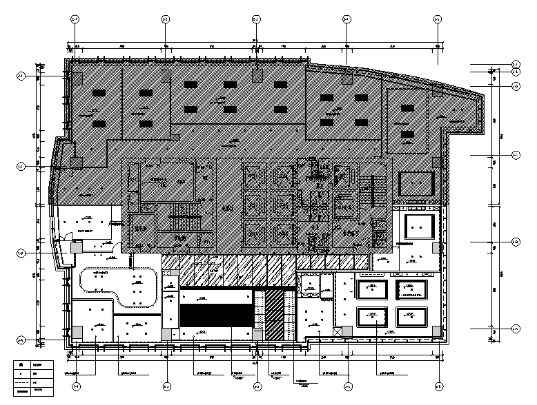 [福建]混搭风格恒基集团办公空间设计施工图（附效果图）cad施工图下载【ID:161779154】