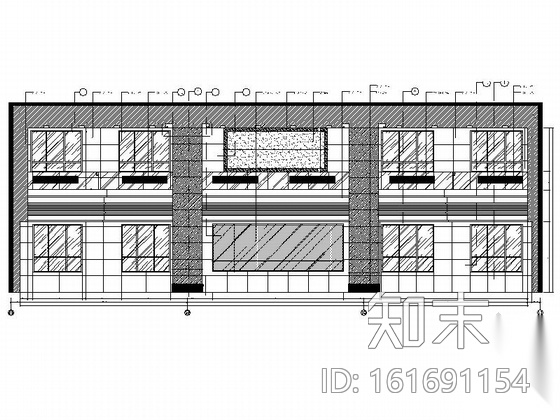 [吉林]机关管理行政单位高档综合办公楼装修施工图cad施工图下载【ID:161691154】