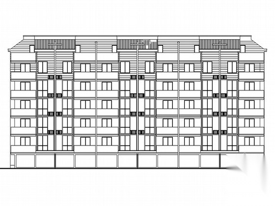 某五层单身公寓建筑扩初图施工图下载【ID:165136104】