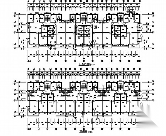 某五层单身公寓建筑扩初图施工图下载【ID:165136104】