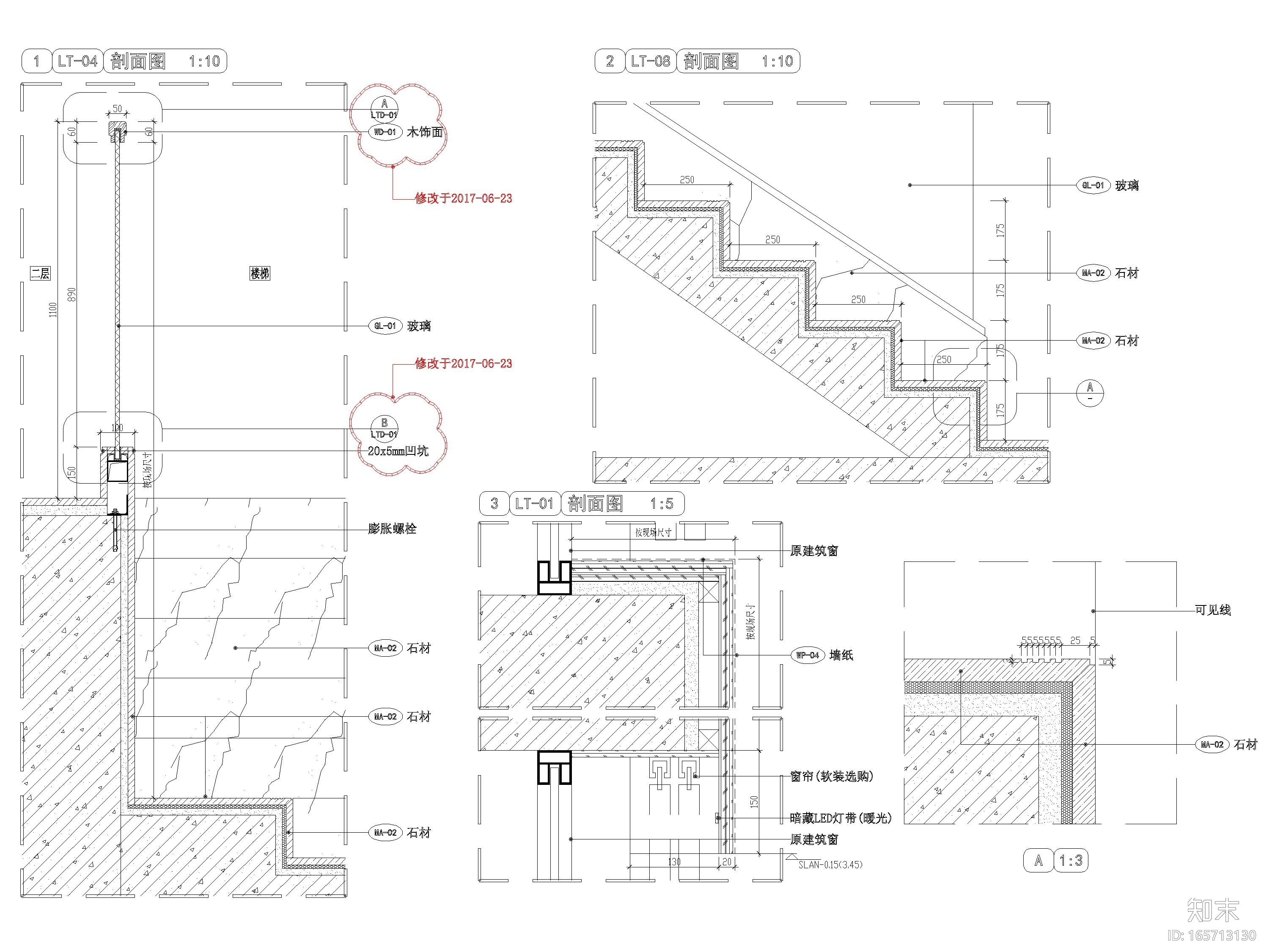 [江苏]​雅居乐相城二层现代售楼部施工图cad施工图下载【ID:165713130】