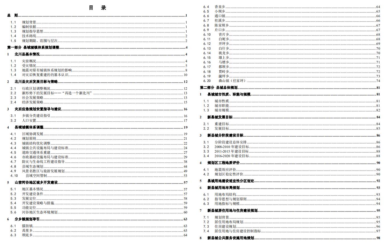 [四川]北川羌族自治县新县城灾后重建总体规划文本（中规...cad施工图下载【ID:166812126】