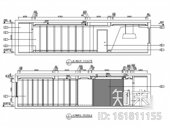 精品时尚简约现代三居室室内装修施工图（含效果图）cad施工图下载【ID:161811155】