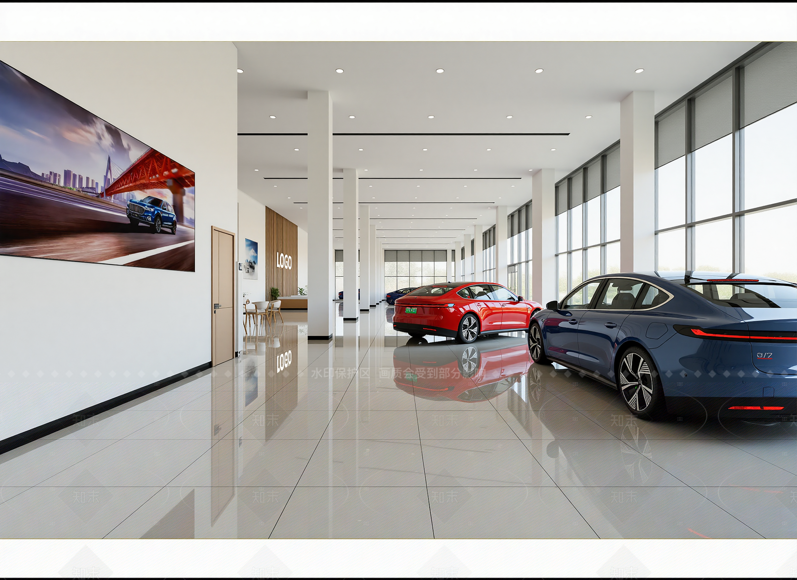 现代汽车展厅3D模型下载【ID:1214945244】