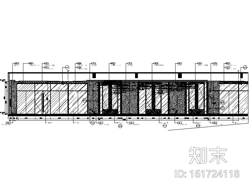 [广州]简约大气平层售楼处室内设计施工图cad施工图下载【ID:161724118】