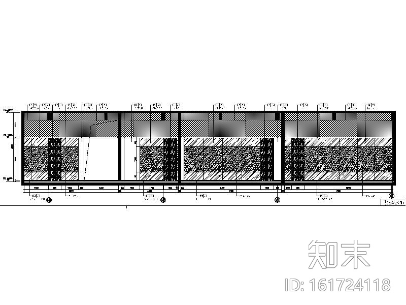 [广州]简约大气平层售楼处室内设计施工图cad施工图下载【ID:161724118】