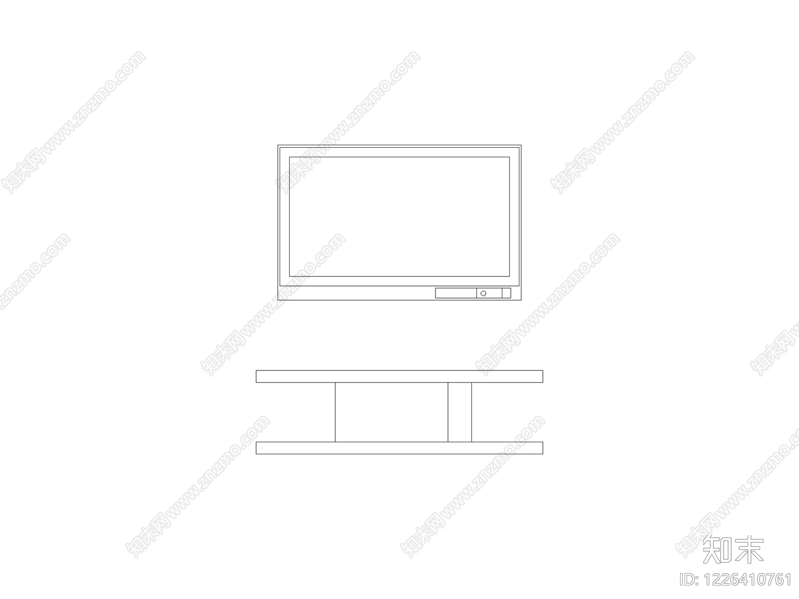 柜子平立面cad施工图下载【ID:1226410761】