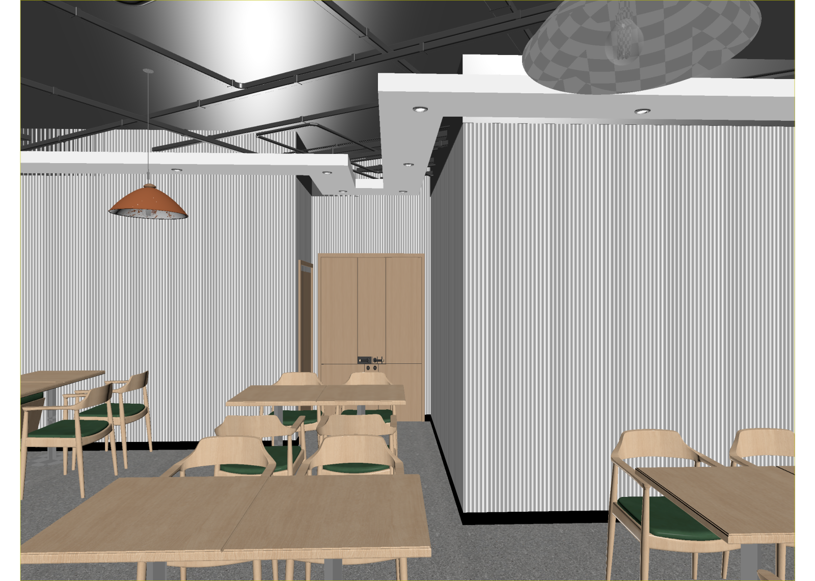 现代咖啡厅3D模型下载【ID:1214701132】