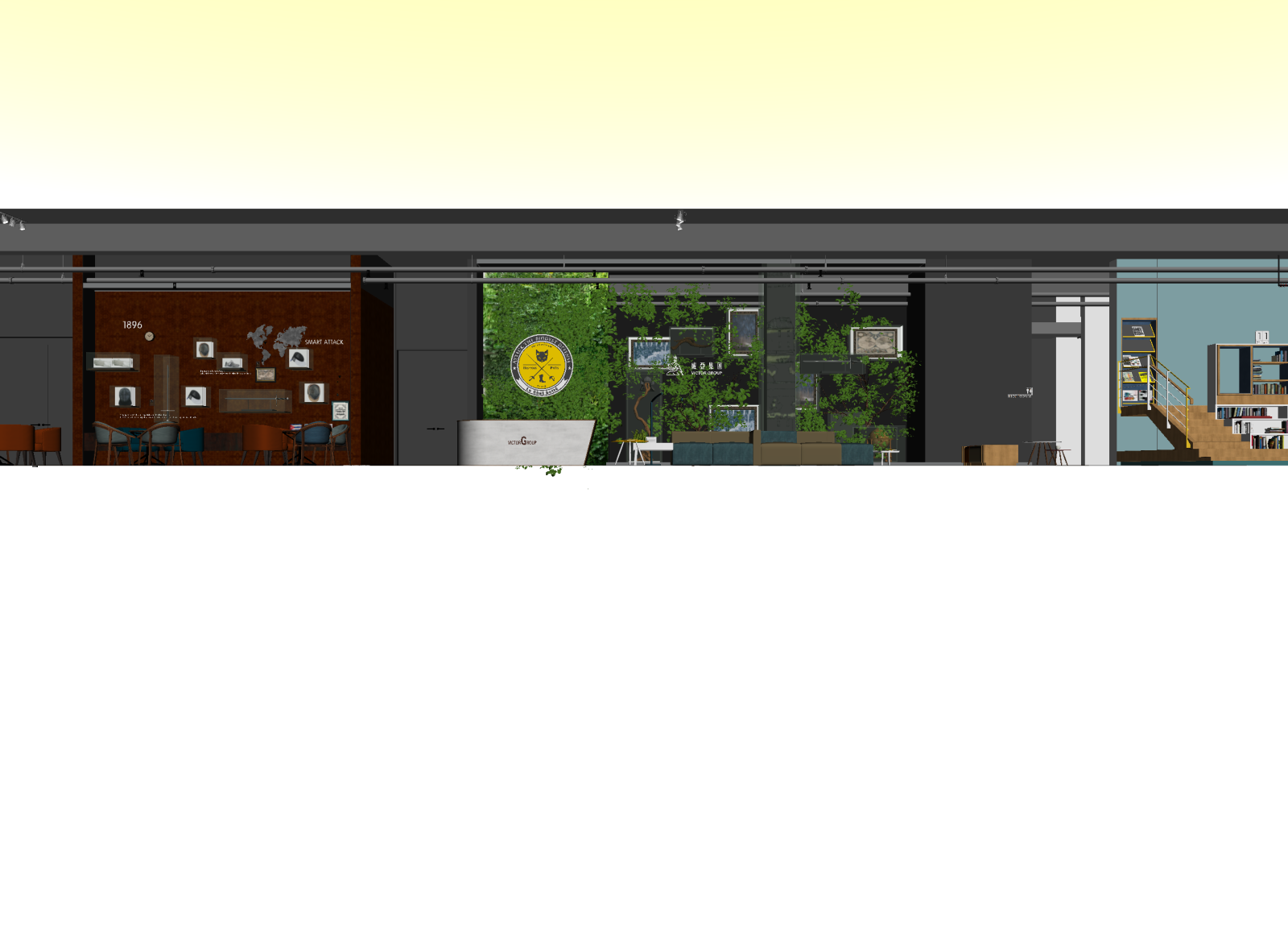 咖啡厅3D模型下载【ID:1214414300】