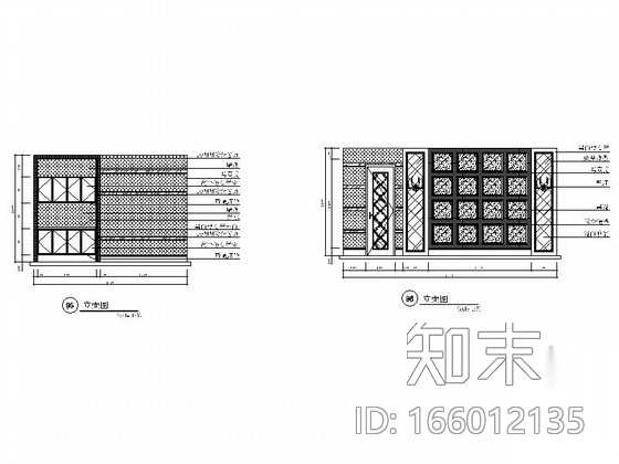 某欧式娱乐会所包房18装修图cad施工图下载【ID:166012135】