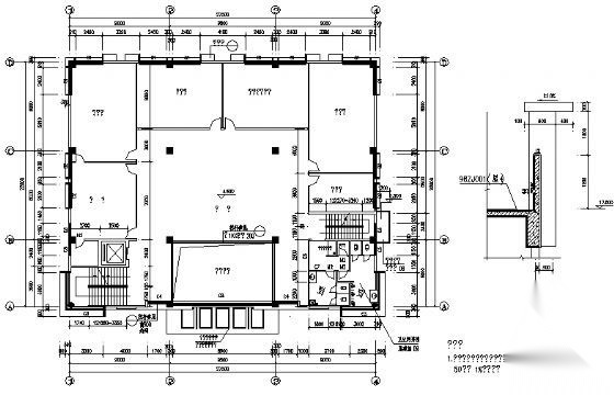 某厂区四层办公楼建筑设计方案图cad施工图下载【ID:151402147】