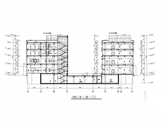 [上海]九层现代风格大型产业园建筑施工图（知名设计）施工图下载【ID:166083143】