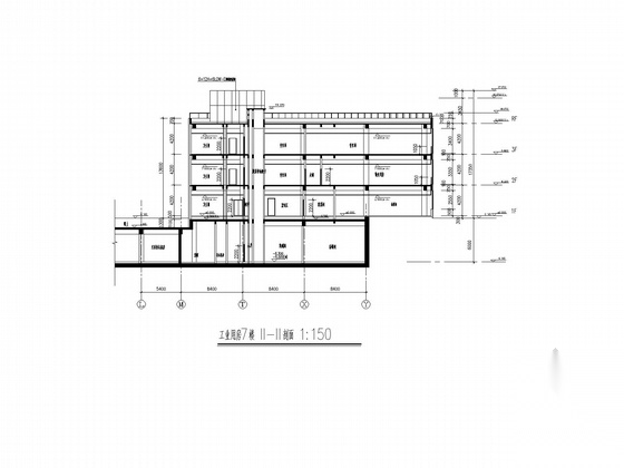 [上海]九层现代风格大型产业园建筑施工图（知名设计）施工图下载【ID:166083143】