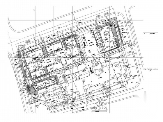 [上海]九层现代风格大型产业园建筑施工图（知名设计）施工图下载【ID:166083143】