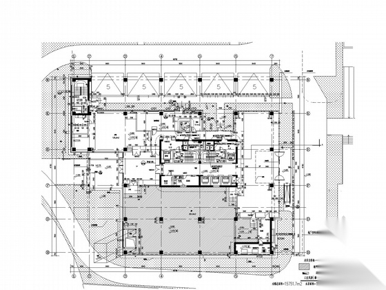 [上海]九层现代风格大型产业园建筑施工图（知名设计）施工图下载【ID:166083143】