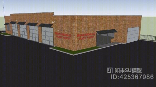 车身车间SU模型下载【ID:425367986】