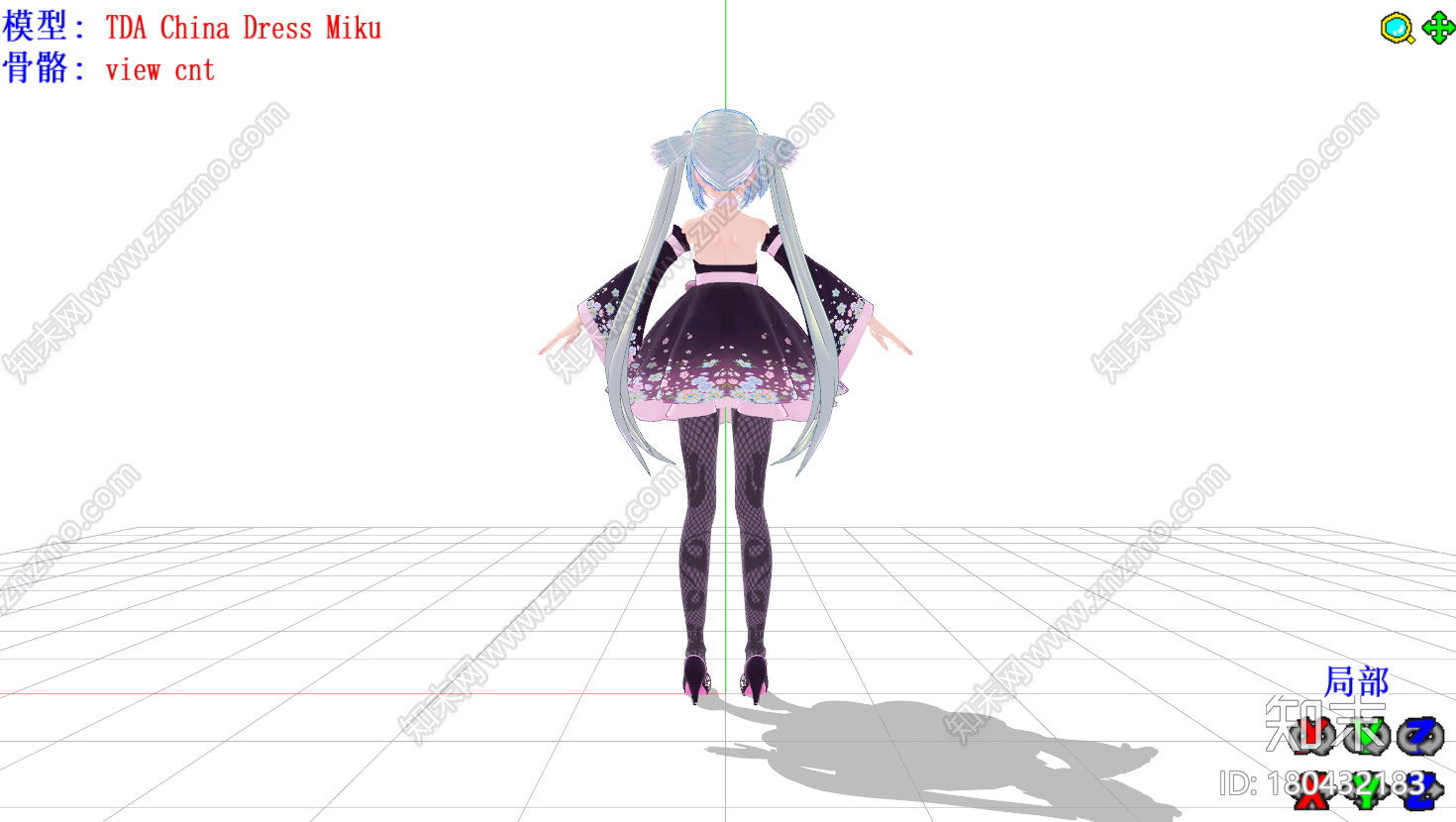 初音未来樱花裙mikummd模型下载【ID:180432183】