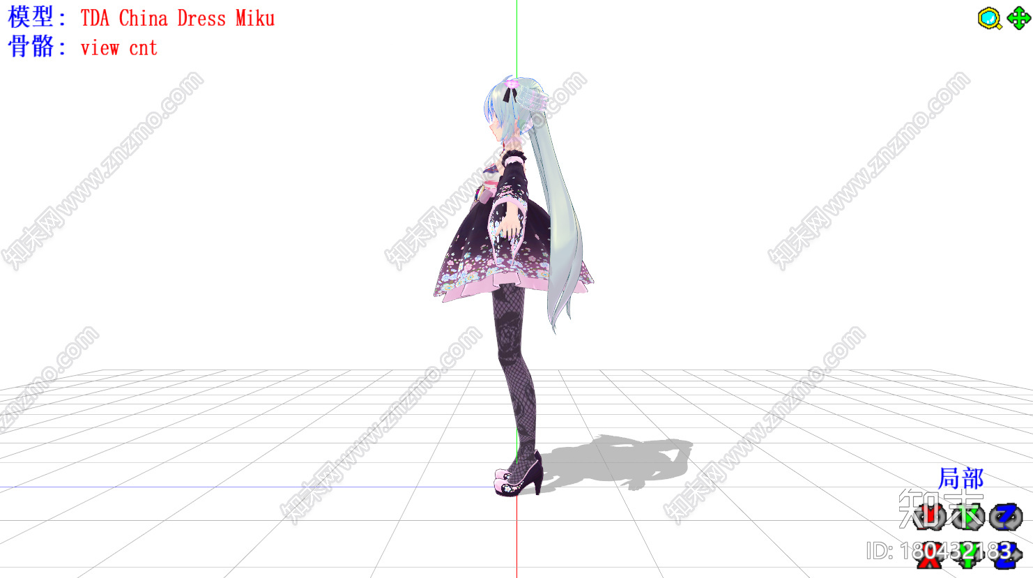 初音未来樱花裙mikummd模型下载【ID:180432183】