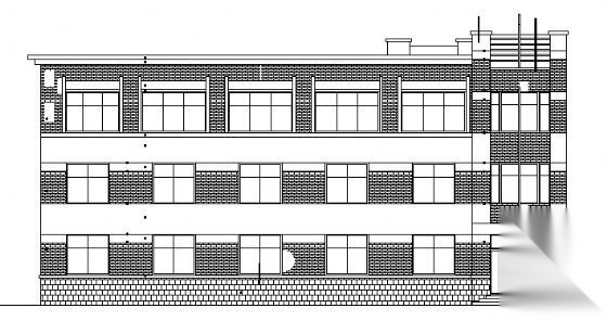 某三层医院建筑设计方案图cad施工图下载【ID:151592189】