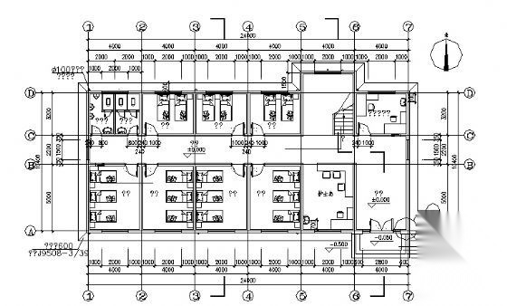 某三层医院建筑设计方案图cad施工图下载【ID:151592189】