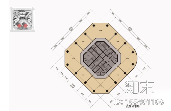 [广东]绿地中央广场佛山禅城区商业综合体设计文本cad施工图下载【ID:165401108】