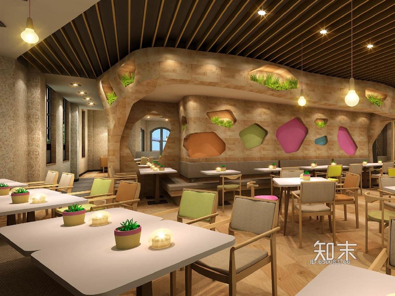 新元素餐厅cad施工图下载【ID:650083766】