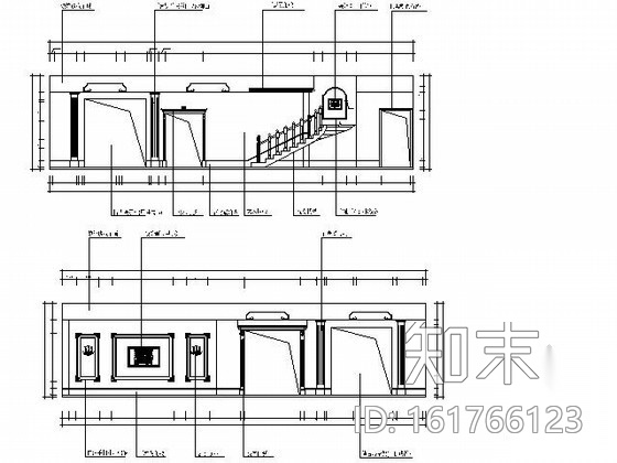 欧式独栋别墅施工图（含实景及效果）cad施工图下载【ID:161766123】