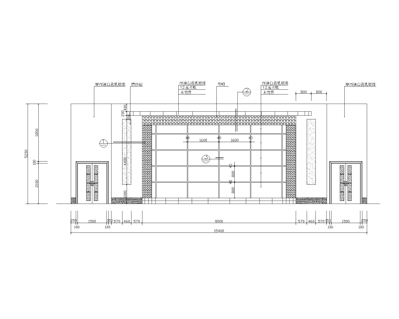 大型多功能厅装修施工图cad施工图下载【ID:160706178】