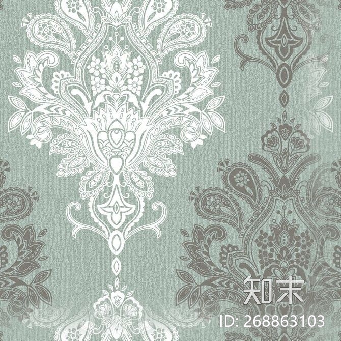 高清无缝欧式壁纸贴图(22)贴图下载【ID:268863103】